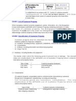 NP049 Management Procedure For Customer Property - (JX) - 20120401