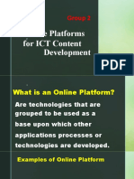 Empowerment Technology Online Platforms For ICT ContentDevelopment