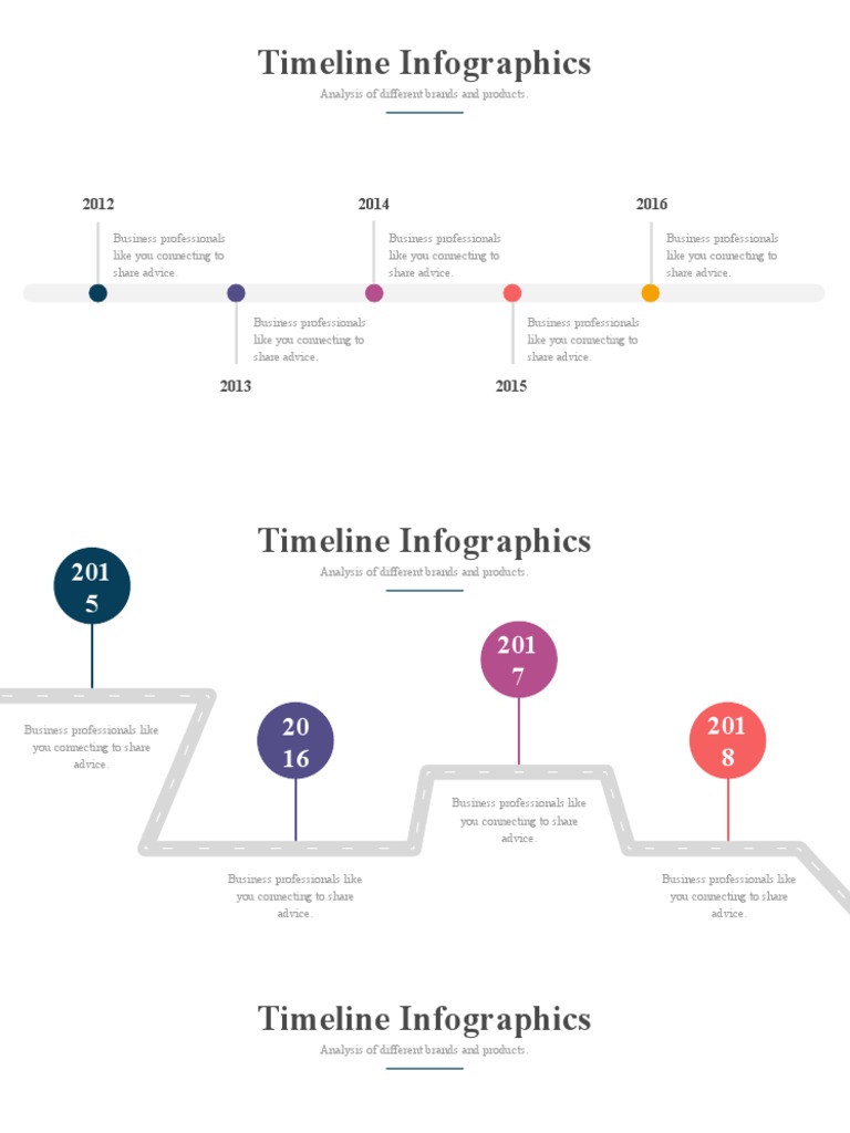 Timeline Infographics PDF Military Operations