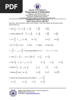 Math &esp With Tos 1st Quarter