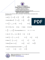 Math &esp With Tos 1st Quarter