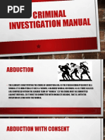 Criminal Investigation Manual | PDF | Crimes | Crime & Violence