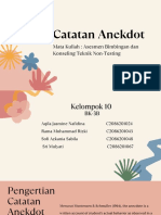 Catatan Anekdot - Asesmen BK Teknik Non-Testing