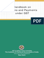 ICAI Handbook On Returns and Payments Under GST