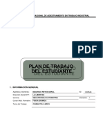 Planificación del Movimiento Rectilíneo Uniformemente Variado (MRUV