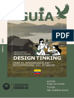 Guía Didáctica Design Thinking en Biodiversidad