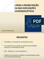 Reabilitação aquática para disfunções musculoesqueléticas