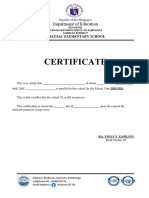 Certificate of Enrolment