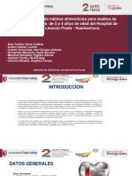 DIAPOSITIVA Plan de Mejora de Habitos Alimenticios para Madres de Ninos Con Anemia de 2 A 4 Anos PDF