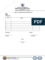 Sample Teacher Individual Workweek Plan Accomplishment Sy 2020 2021