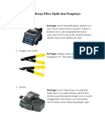 12 Alat Kerja Fiber Optik dan Fungsinya 