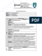 Planificación Mensual Primero Básico - 1er Trimestre