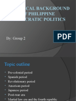 Historical Background of Philippine Democratic Politics