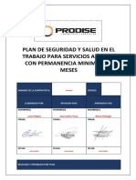 Anexo #4.1 - Plan de SST para Servicios Anuales