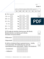 Sprawdzian 4 Matematyka