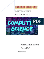 PRACTICAL FILE CS Armaan Jaiswal