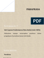 Parafrasa