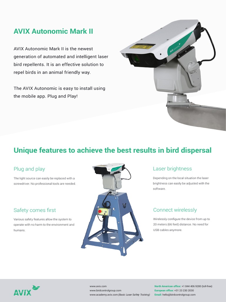 AVIX Autonomic Mark II Overview | PDF | Laser | Mobile App
