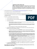 Instrucciones Matriculación 21.22