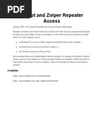 Manual Iaxrpt and Zoiper Repeater Access