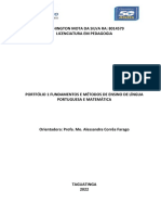 Portfólio Linguagens e Métodos Português e Matemática