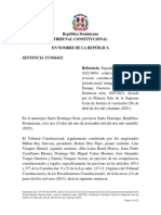 Sentencia tc-0364-22-Relativo al recurso de revisión constitucional de decisión jurisdicciona