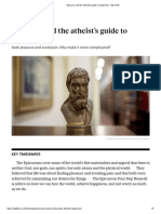 Epicurus and The Atheist's Guide To Happiness - Big Think