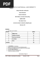 Edu732 Sample Exam Paper