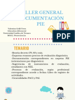 Taller General Documentación PIE