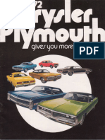 1972 Chrysler-Plymouth Gives You More Ways To Go