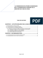 Contribution de La CAE-F Au Rapport 2017-2022