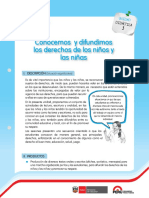 Conocemos y Difundimos Los Derechos de Los Niños y Las Niñas