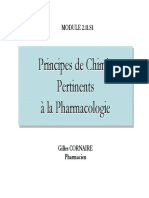 2 Medicamentprincipesdechimiepertinentsla Pharmacologie (GC12092016MrCORNAIRE