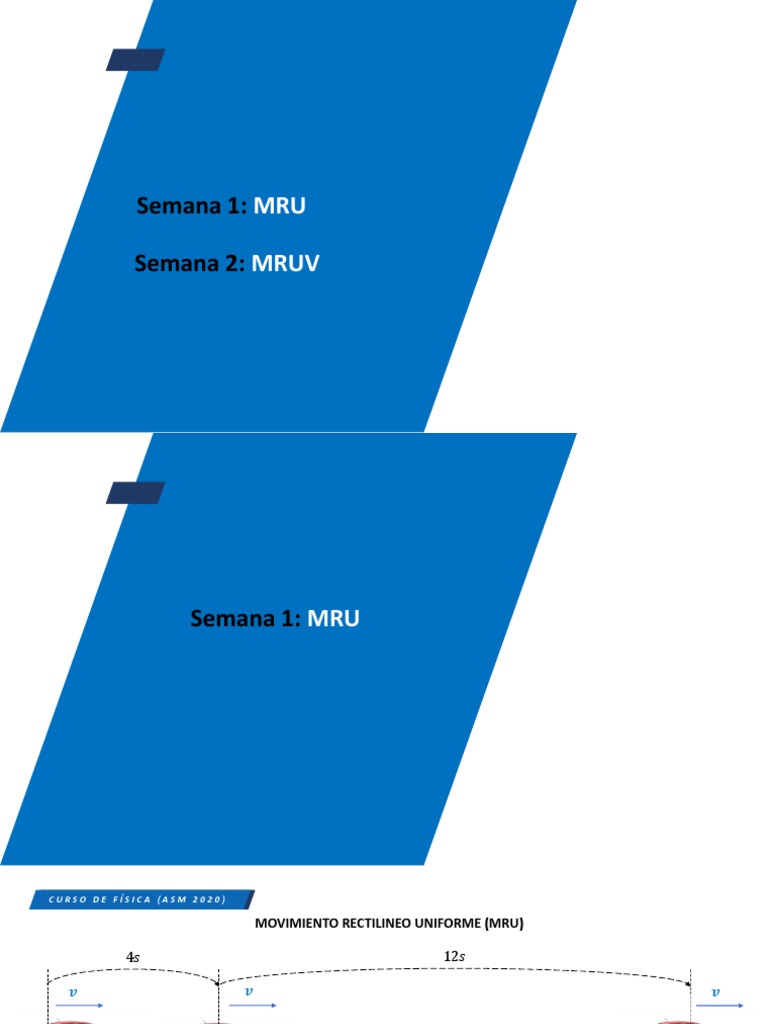 Mru Mruv | PDF | Velocidad | Aceleración