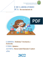 Informe Reconocimiento de Los Materiales Del Laboratorio