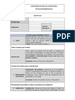 Lineamientos para El Trabajo Escrito