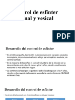 Control de Esfínter Anal y Vesical