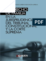 EL DERECHO DE FAMILIA  EN  LA JURISPRUDENCIA DEL TRIBUNAL