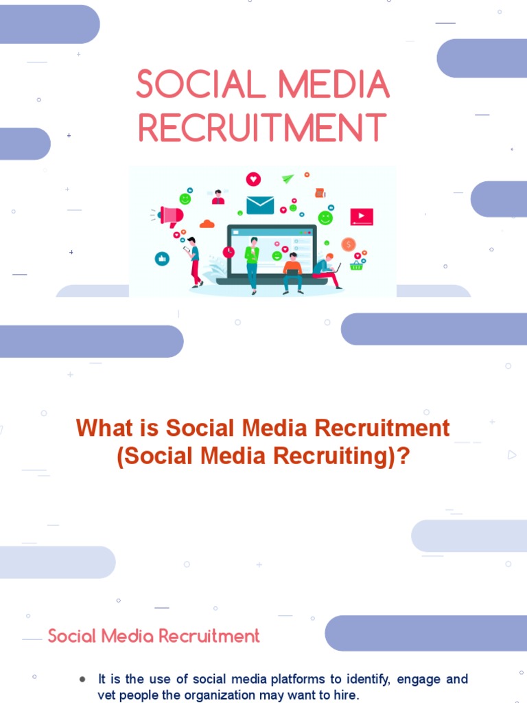 Social Media Recruitment Strategies Explained | PDF | Recruitment ...
