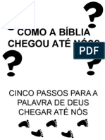 Introdução Bíblica - Curso Bíblico Imub - AULA 2