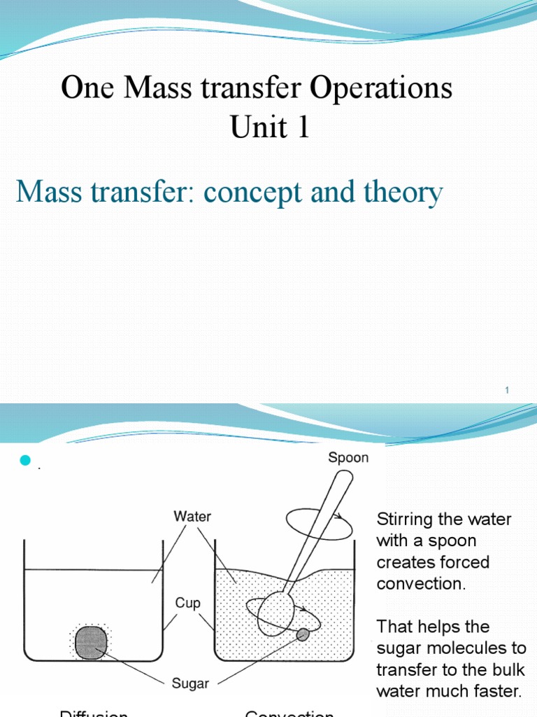 Mass Transfer: Diffusion Concepts | PDF | Diffusion | Fluid Dynamics