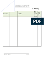 HO Audit Proforma F