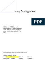 Module-3 (B) Inventory Management