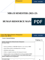 HRM - Mba (2021-23)