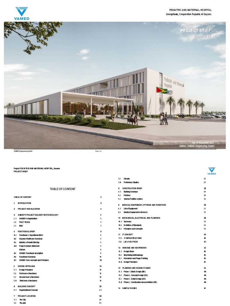 Pediatric and Maternal Hospital Project | PDF | Building Information ...