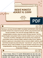 Hakikat Manusia Menurut Al Qur An