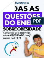 Todas as questões do ENEM sobre obesidade - Prof. Vinícius