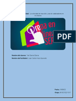 Actividad Integradora 3. La Química de Los Productos.