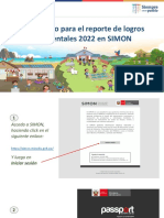 Reporte logros ambientales SIMON 2022
