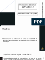 Elaboración de Cartas de Trazabilidad